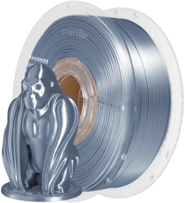 AzureFilm PLA Silk, Silber