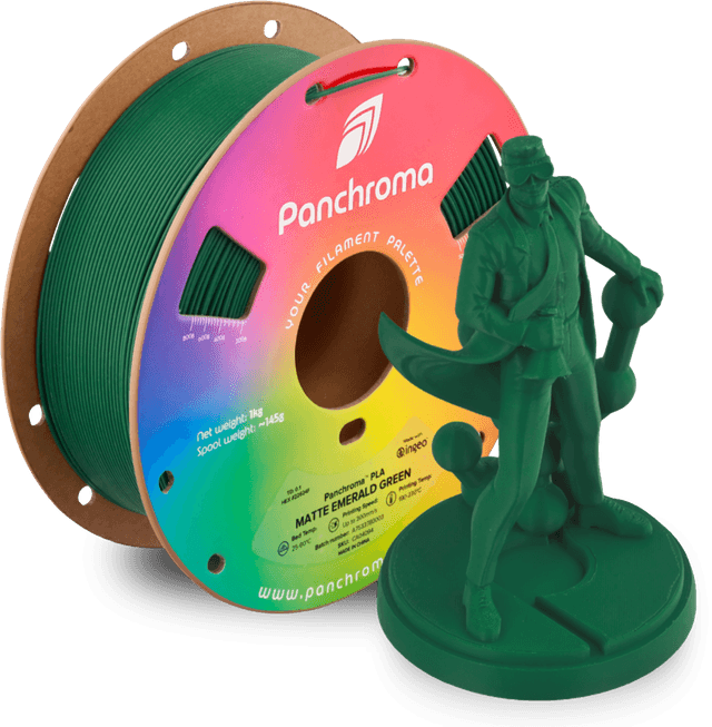 Polymaker Panchroma PLA Matte, Smaragd