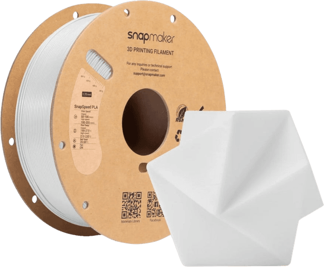 Snapmaker SnapSpeed PLA, Perlweiß