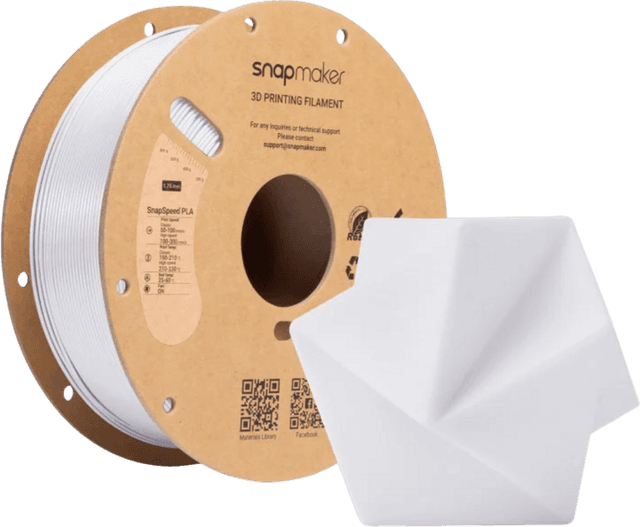 Snapmaker SnapSpeed PLA, Kaltweiß