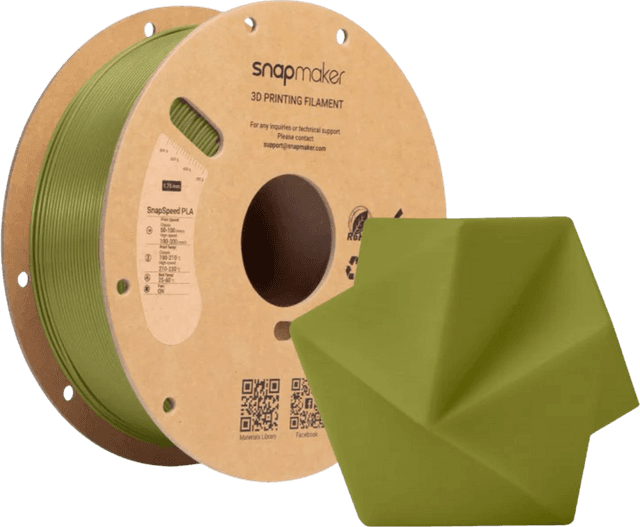 Snapmaker SnapSpeed PLA, Olivgrün