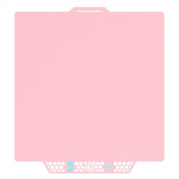 BIQU Panda Build Plate CryoGrip Pro Glacier - Bambu Lab X1/X2D/P1/P2/A1 - pink