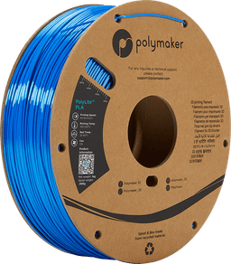 Polymaker PolyLite Silk PLA, Blau