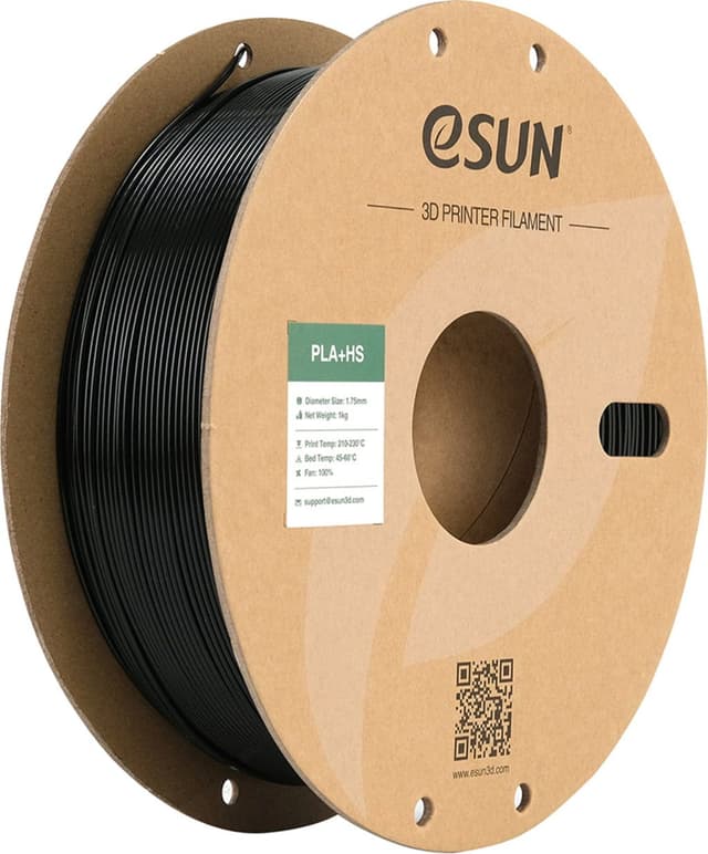 eSUN PLA+HS, Schwarz