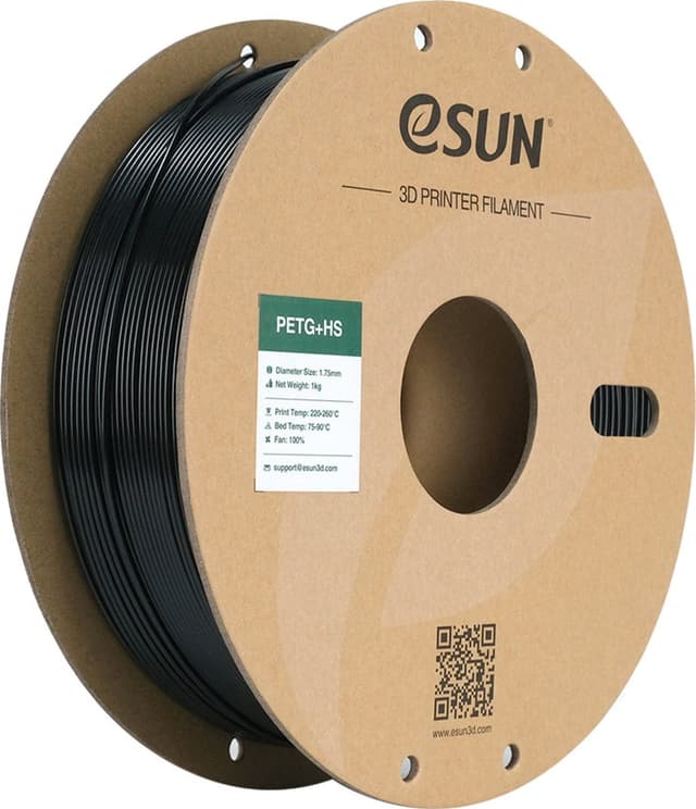 eSUN PETG+HS, Schwarz