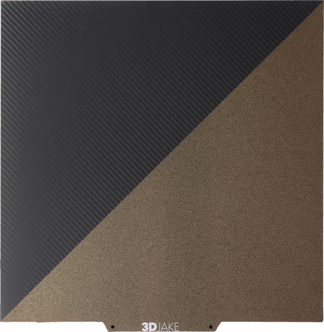 3DJAKE PET/PEI Bauplatte Carbon - 330 x 330 mm