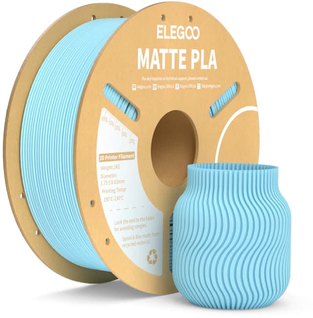 Elegoo PLA Matte, Eisblau