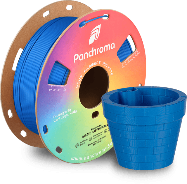 Polymaker Panchroma PLA Matte, Saphirblau