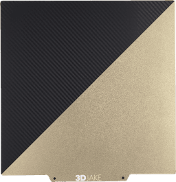 3DJAKE PET/PEI Bauplatte Carbon - 255 x 255 mm