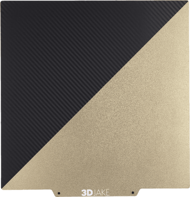 3DJAKE PET/PEI Bauplatte Carbon - 255 x 255 mm