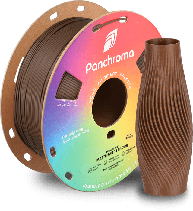 Polymaker Panchroma PLA Matte, Erdbraun