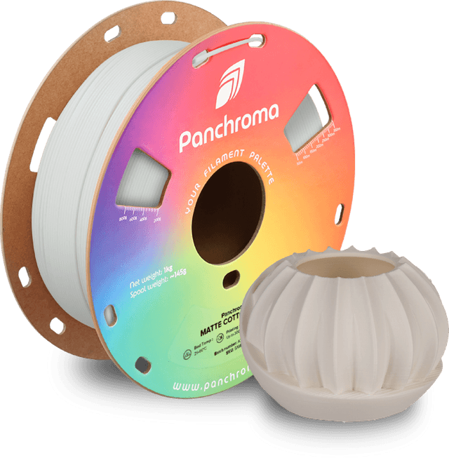 Polymaker Panchroma PLA Matte, Baumwollweiß