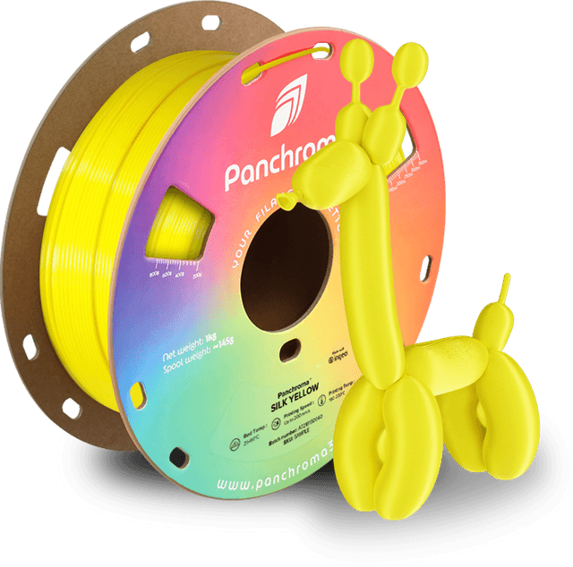 Polymaker Panchroma PLA Silk, Gelb