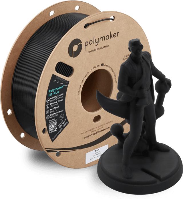 Polymaker HT-PLA, Schwarz