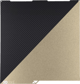 3DJAKE PET/PEI Bauplatte Carbon - 256 x 268 mm