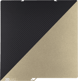 3DJAKE PET/PEI Bauplatte Carbon - 264 x 276 mm