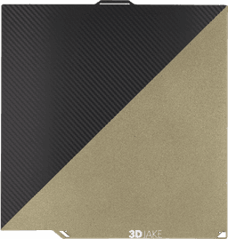 3DJAKE PET/PEI Bauplatte Carbon - 260 x 260 mm