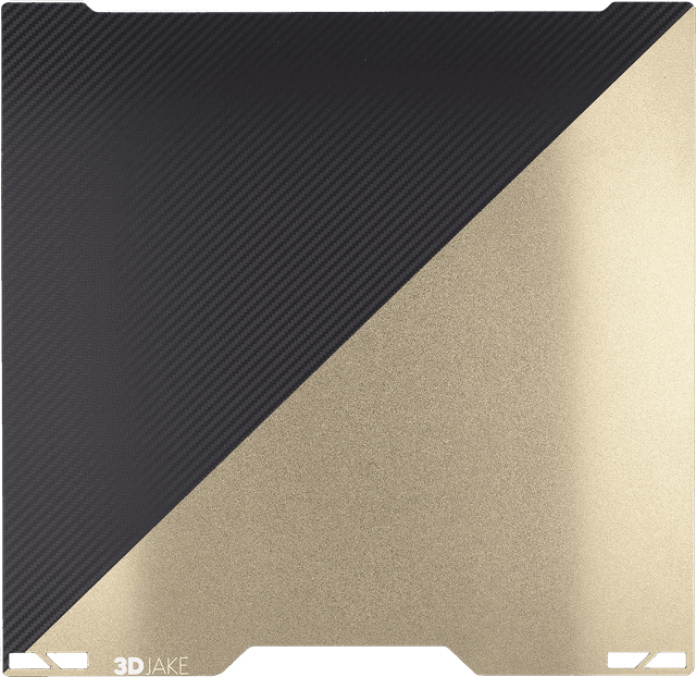 3DJAKE PET/PEI Bauplatte Carbon - 355 x 325 mm