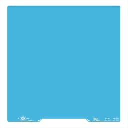 BIQU Build Plate CryoGrip Pro Frostbite – Blue - 356 x 356 mm