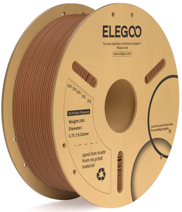 Elegoo PLA+, Braun