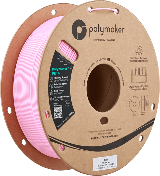 Polymaker PETG, Rosa