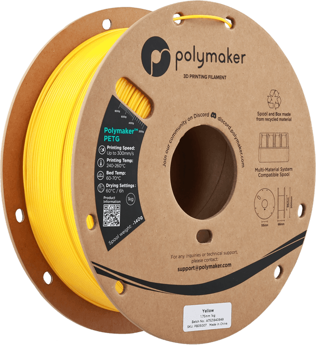 Polymaker PETG, Gelb