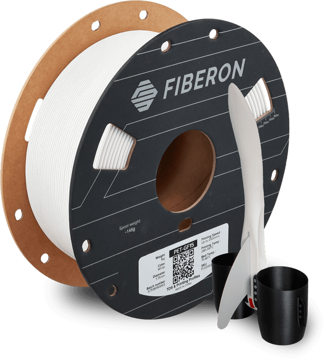 Polymaker Fiberon PET-GF15, Weiß