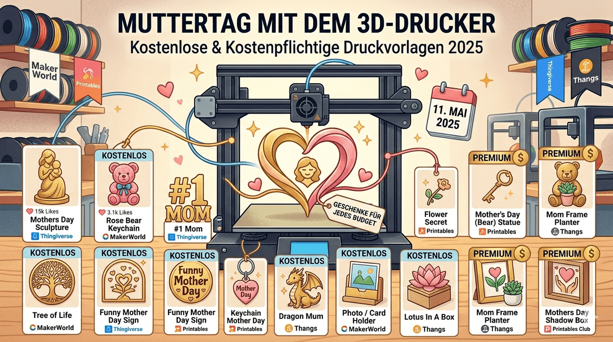 Muttertag mit dem 3D-Drucker