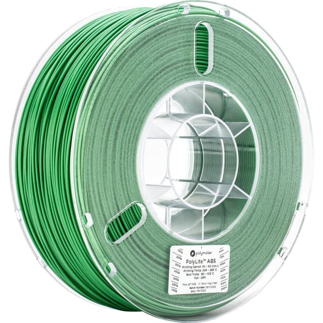 Polymaker PolyLite ABS, Grün