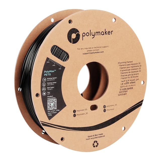Polymaker PolyMax PETG, Schwarz
