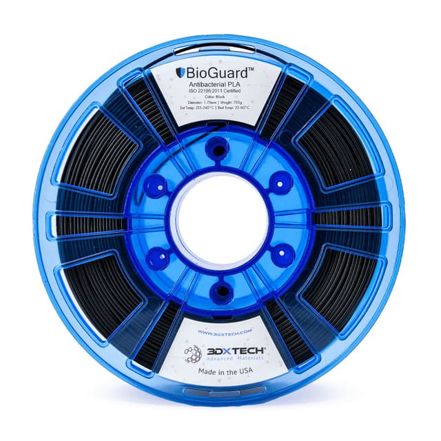 3DXTech BioGuard Antibacterial PLA, Schwarz