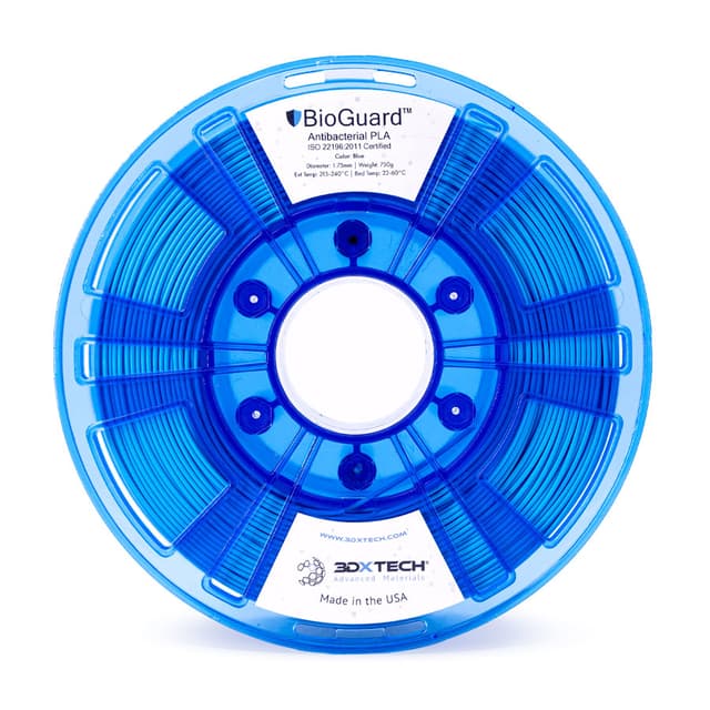 3DXTech BioGuard Antibacterial PLA, Blau