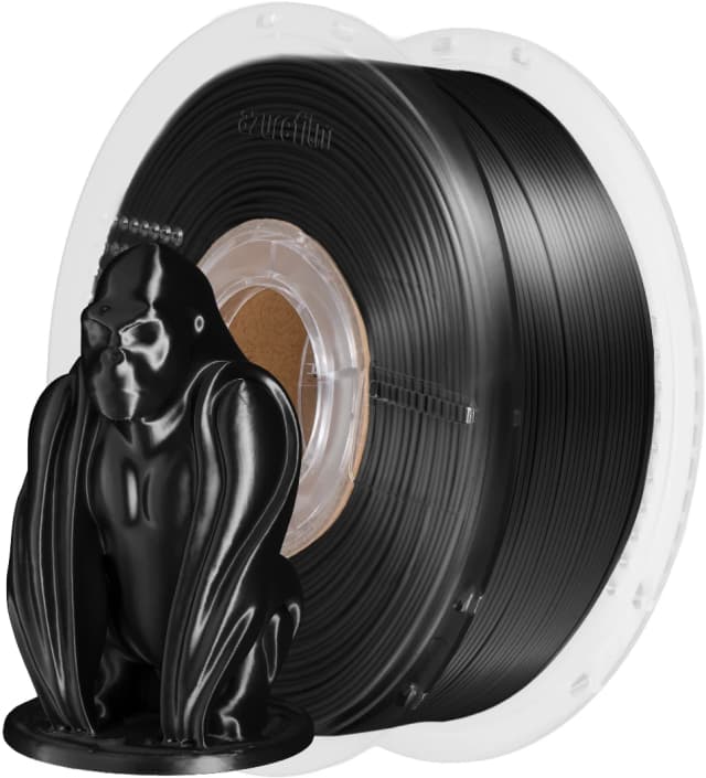 AzureFilm PLA Silk, Schwarz