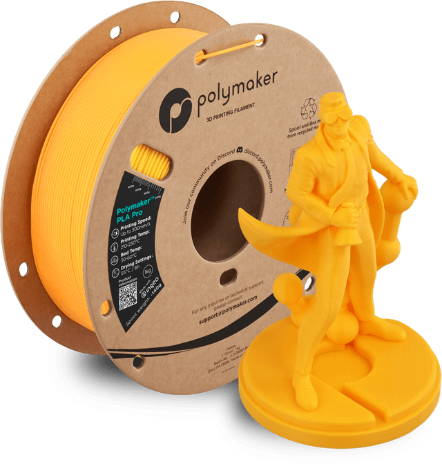 Polymaker PLA Pro, Gelb