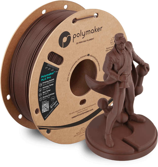 Polymaker PLA Pro, Braun
