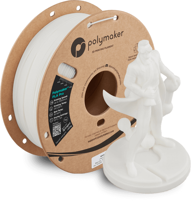 Polymaker PLA Pro, Weiß