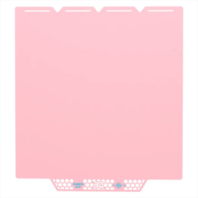 BIQU Build Plate CryoGrip Pro Glacier - 270 x 270 mm - pink