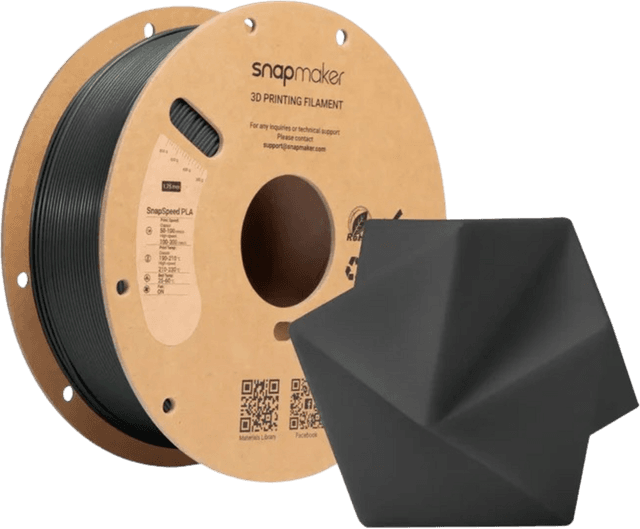 Snapmaker SnapSpeed PLA, Schwarz