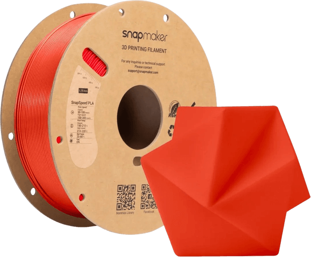 Snapmaker SnapSpeed PLA, Rot