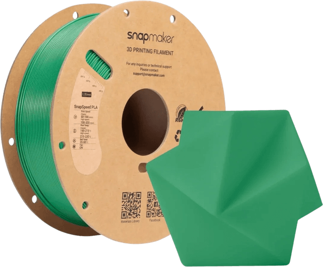 Snapmaker SnapSpeed PLA, Grün