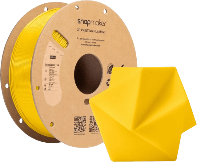Snapmaker SnapSpeed PLA, Gelb