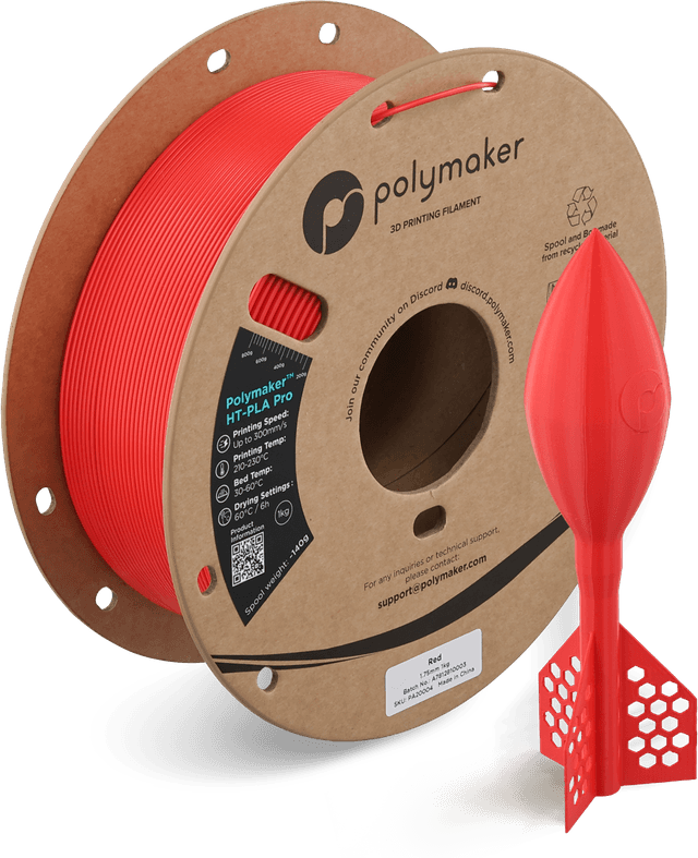 Polymaker HT-PLA Pro, Rot