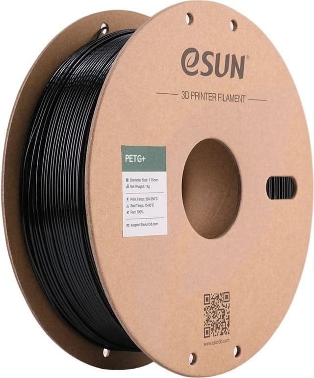 eSUN PETG+, Schwarz