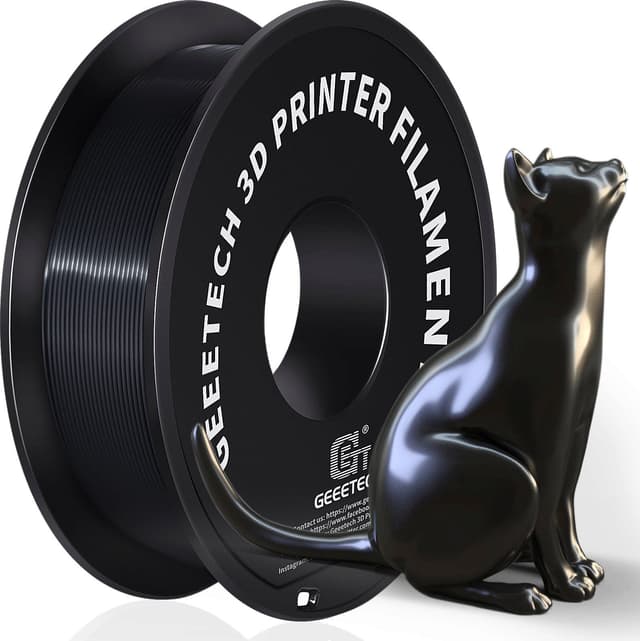 GEEETECH PLA Silk, Schwarz