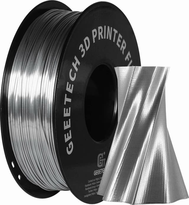 GEEETECH PLA Silk, Silber