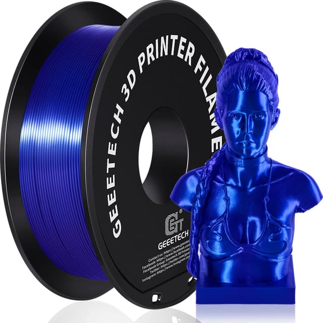 GEEETECH PLA Silk, Königsblau