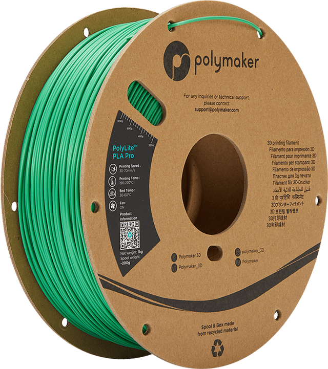 Polymaker PolyLite PLA Pro, Grün