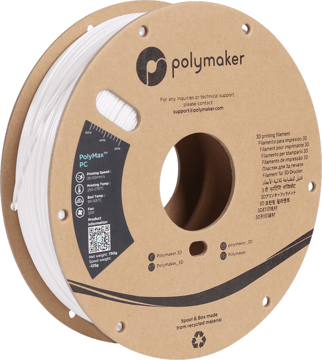 Polymaker PolyMax PC, Weiß