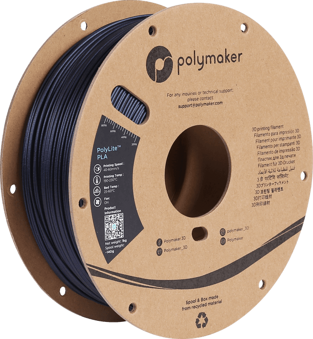 Polymaker PolyLite PLA, Blau