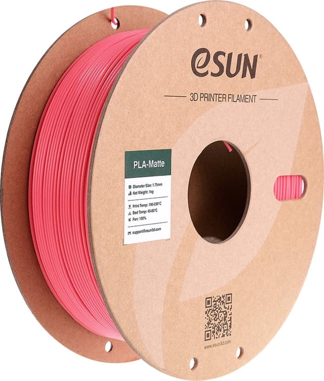 eSUN PLA-Matte, Erdbeerrot
